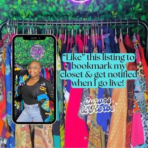 Like this listing to get notified of when I go LIVE 🎥✨💎